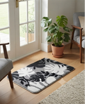 Contemporary Leaf Pattern Floor Mat – Anti Slip Durable & Aesthetic Doormat